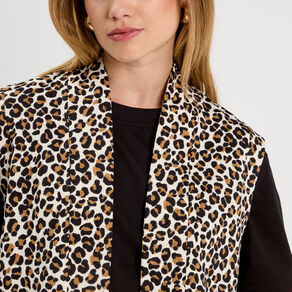 Gilet sans manches matelassé blanc femme
