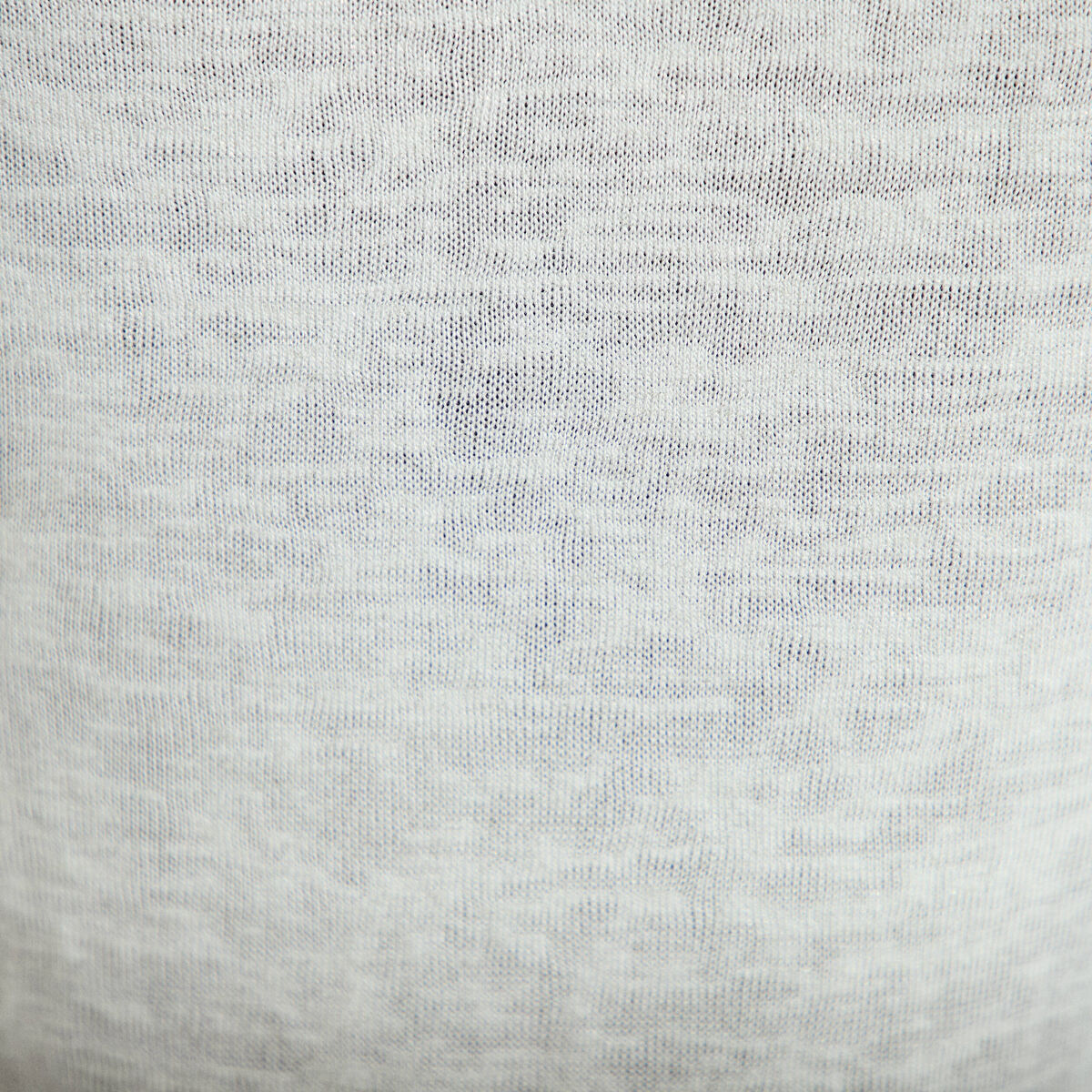 D&eacute;bardeur col v gris argent femme