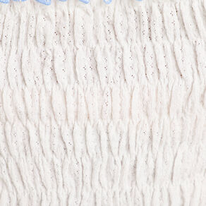 Débardeur smocké blanc femme