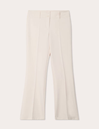 Pantalon flare sable femme