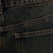 Jean wide leg taille standard bleu gris femme