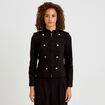 Veste officier noir femme