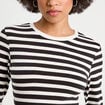 T-shirt manches longues blanc femme