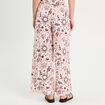Pantalon large rose femme