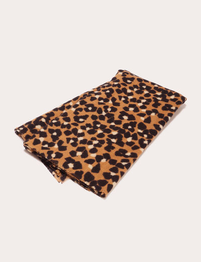 Foulard orange foncé femme