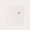 T-shirt manches courtes ecru femme