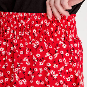 jupe longue fluide rouge femme Jupe longue fluide rouge femme