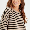 Pull manches longues sable femme