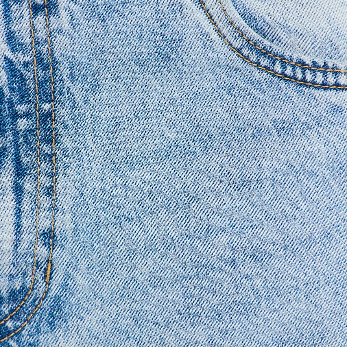 Jean barrel taille haute denim triple stone femme
