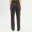 Jeans droit 5 poches denim noir femme