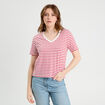 T-shirt manches courtes blanc femme