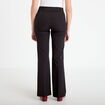 Pantalon bootcut taille basse noir femme
