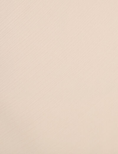 Robe longue ajustée dentelle sable femme