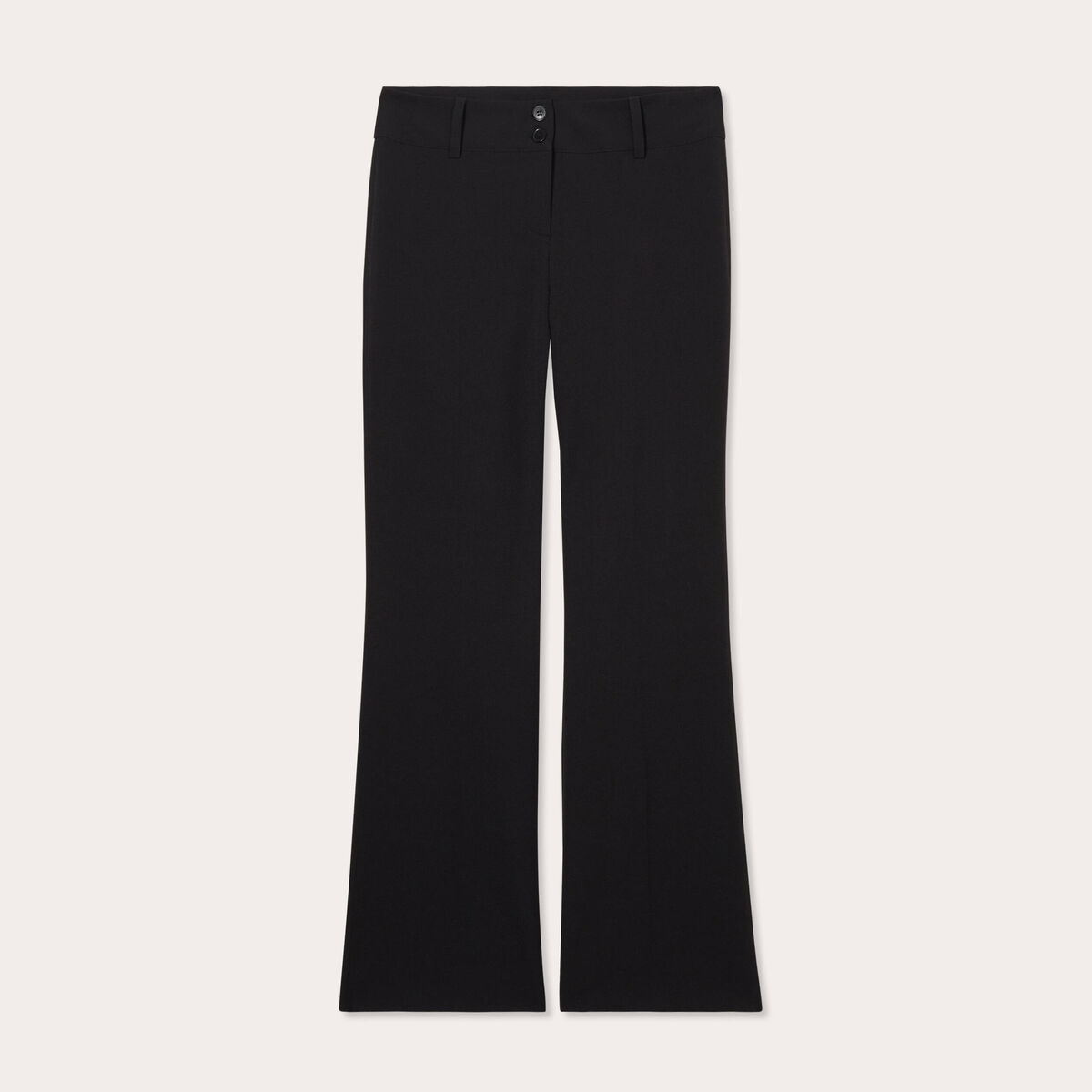 Pantalon flare noir femme