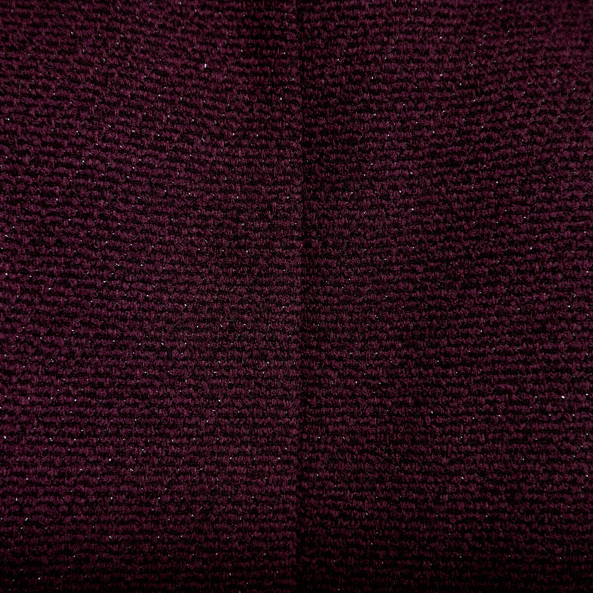 Gilet sans manches tweed violet fonc&eacute; femme