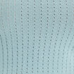T-shirt cintré cropped bleu gris femme