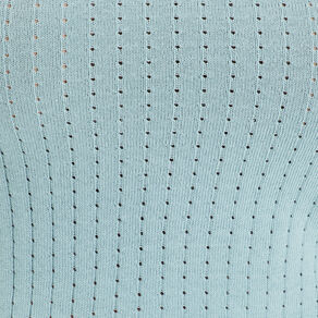 T-shirt cintré cropped bleu gris femme