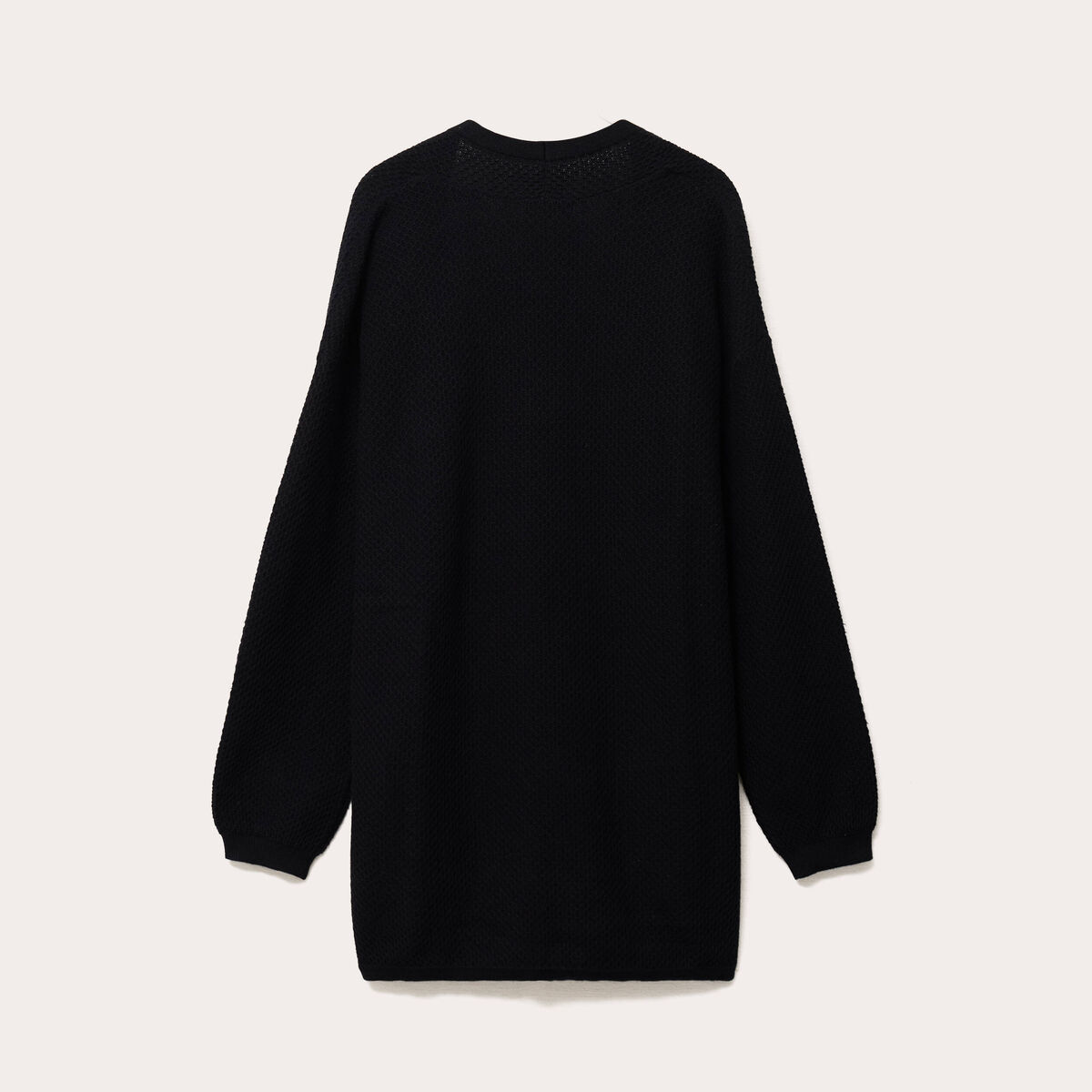 Gilet &agrave; pans manches longues avec poches noir femme