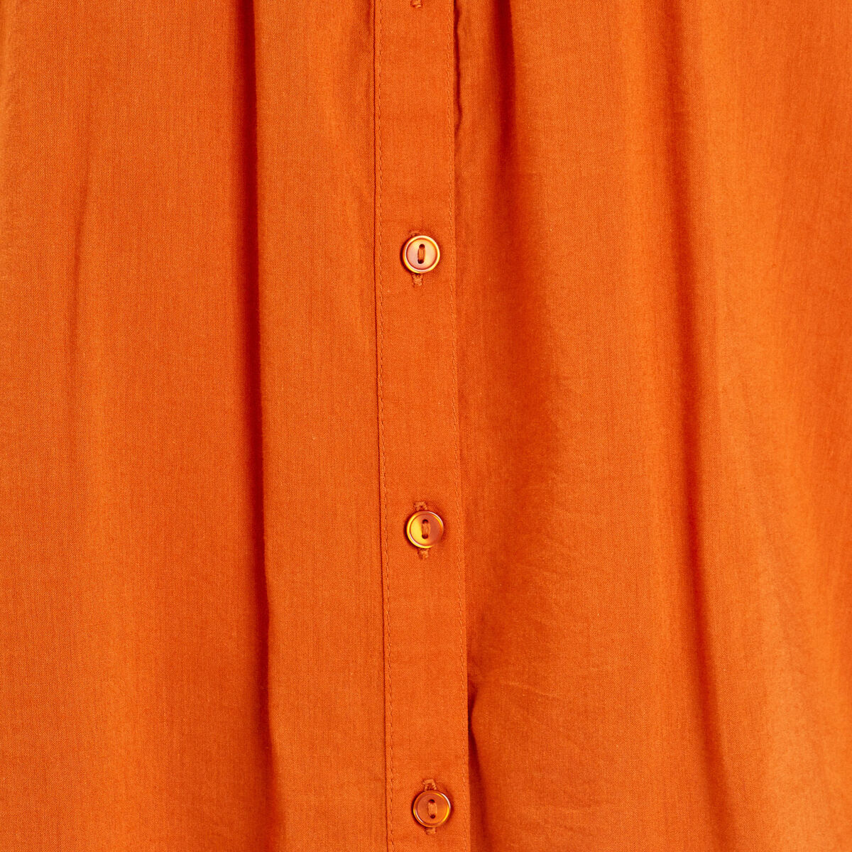 Blouse sans manches orange femme