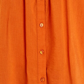 Blouse sans manches orange femme
