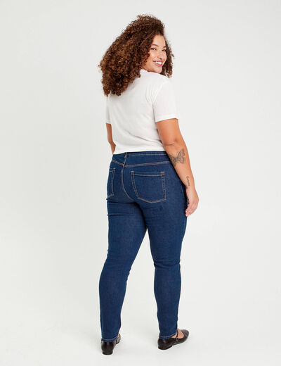 Jeans slim denim stone femme