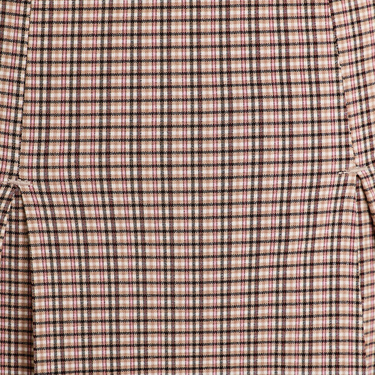 Jupe évasée plissée beige femme