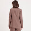Veste esprit blazer droite taupe femme