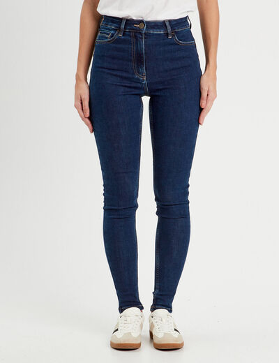 Jeans skinny push-up denim brut femme