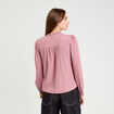 Blouse manches longues vieux rose femme