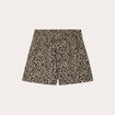 Short fluide regular beige femme