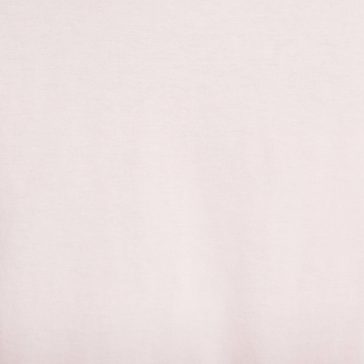 T-shirt col rond manches courtes rose clair femme