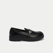 Mocassins noir femme
