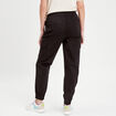 Pantalon cargo slim noir femme