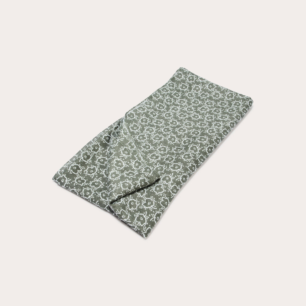 Foulard vert kaki femme