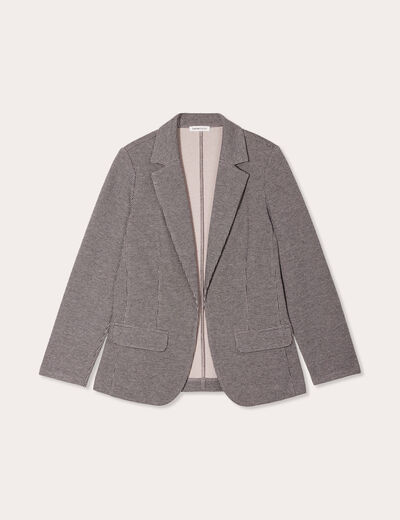 Veste blazer manches longues blanc femme