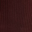 Pull c&ocirc;tel&eacute; col roul&eacute; marron fonc&eacute; femme