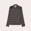Chemise avec dentelle noir femme