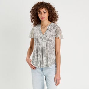 blouse fanny manches courtes noir femme Blouse Fanny - manches courtes noir femme