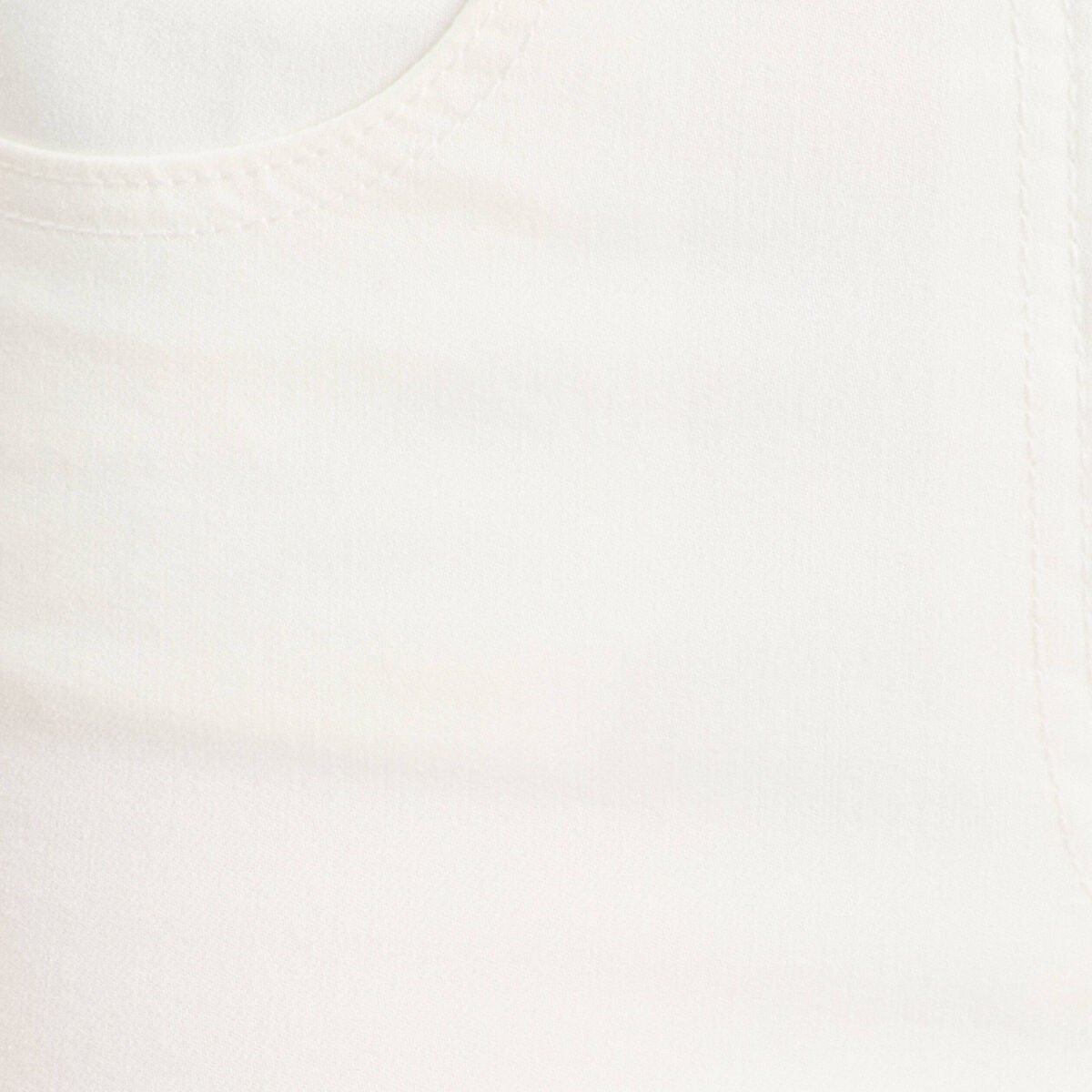 Pantalon capri ecru femme
