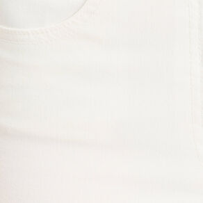 Pantalon capri ecru femme
