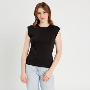 debardeur sans manches noir femme Débardeur sans manches noir femme