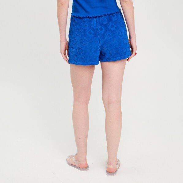 short droit bleu electrique femme Short droit bleu electrique femme