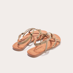 sandales plates multibrides vert kaki femme Sandales plates multibrides vert kaki femme