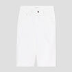 Pantacourt blanc femme