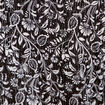 Blouse col v manches 3/4 noir femme