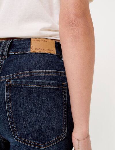 Jean droit regular taille standard denim brut femme