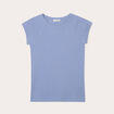 T-shirt manches courtes bleu gris femme