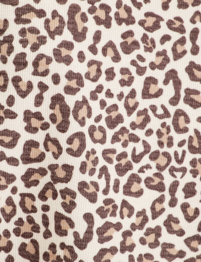 T-shirt manches longues beige femme