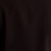 Blazer droit cropped col rond noir femme