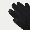 Gants avec boutons noir femme